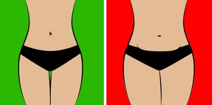 corp femei suplu versus corp femeie care se ingrasa